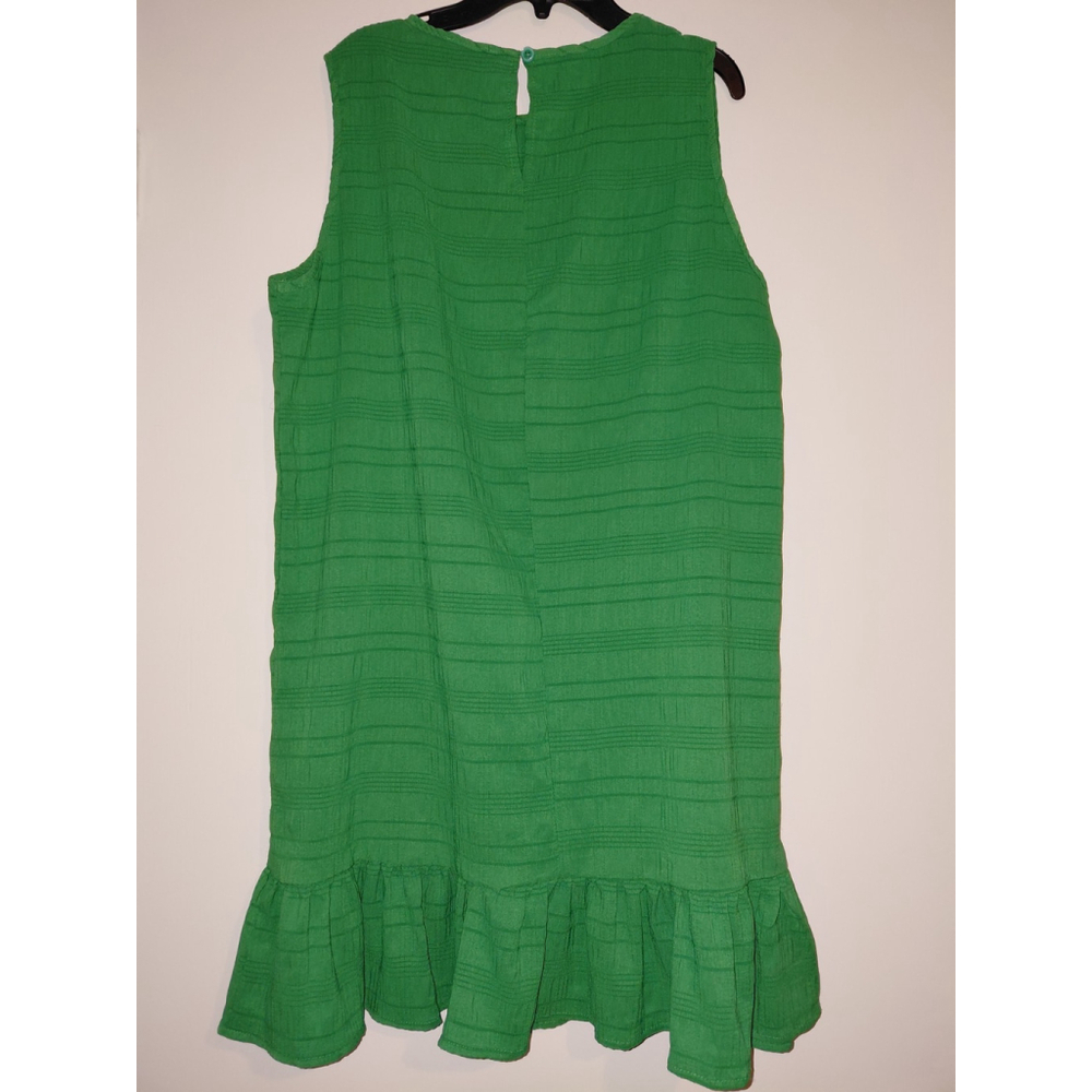 NWT Emery Rose Womens Ruffle Hem Sleeveless Knee Length Dress Size XL - Picture 3 of 3